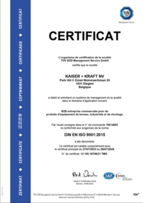 ISO 9001 certificat