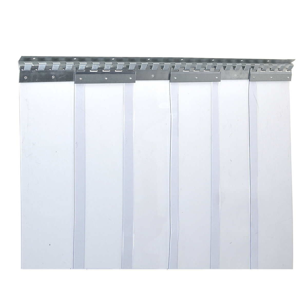 Kit Rideaux à Lanières PVC Pour Super Congélateur - Chambre Froide Négative 1m X 2.25m - Supermarché, Usines, Entrepôts