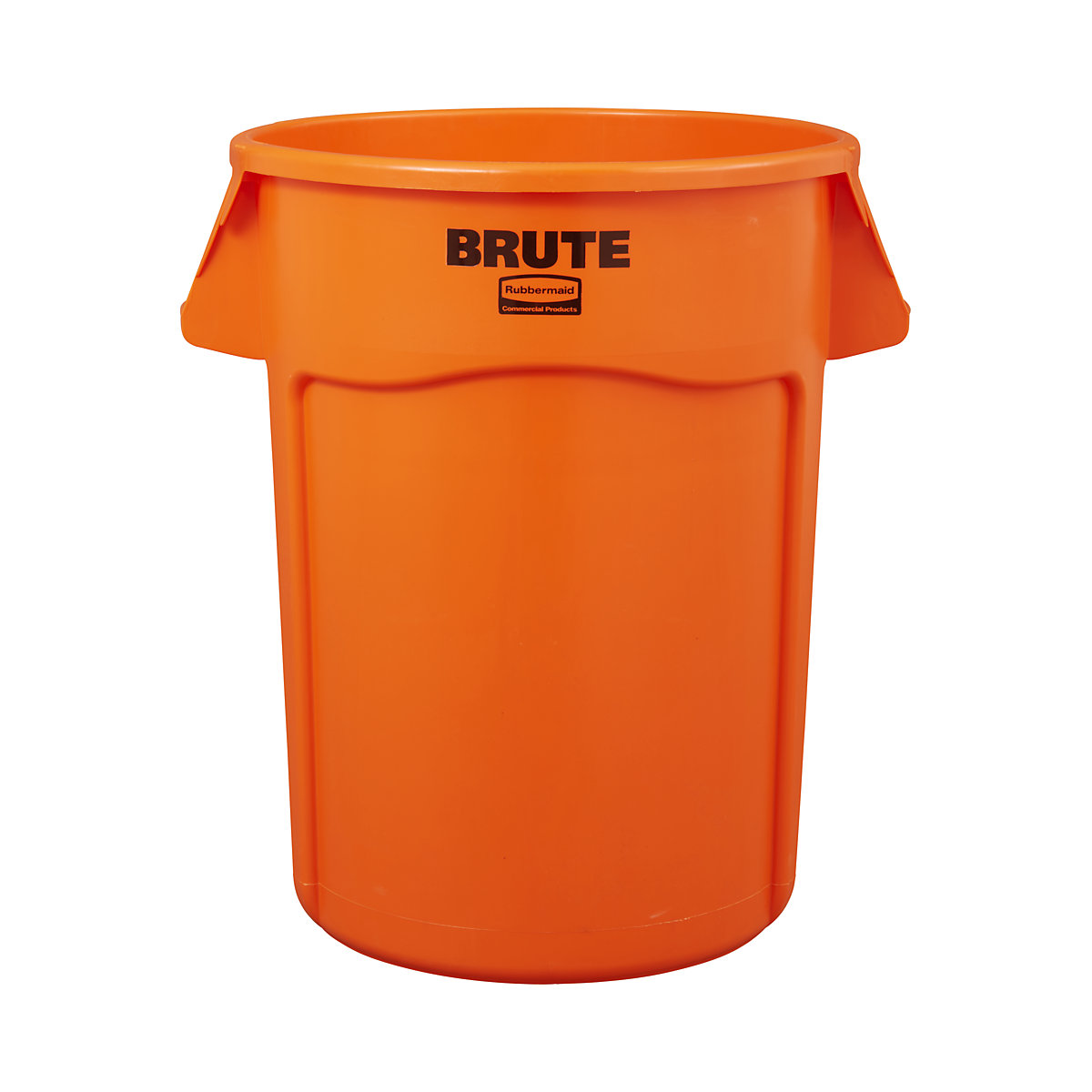 Rubbermaid – Contentor universal/recipiente multiusos BRUTE®, redondo, capacidade de aprox. 121 l, laranja