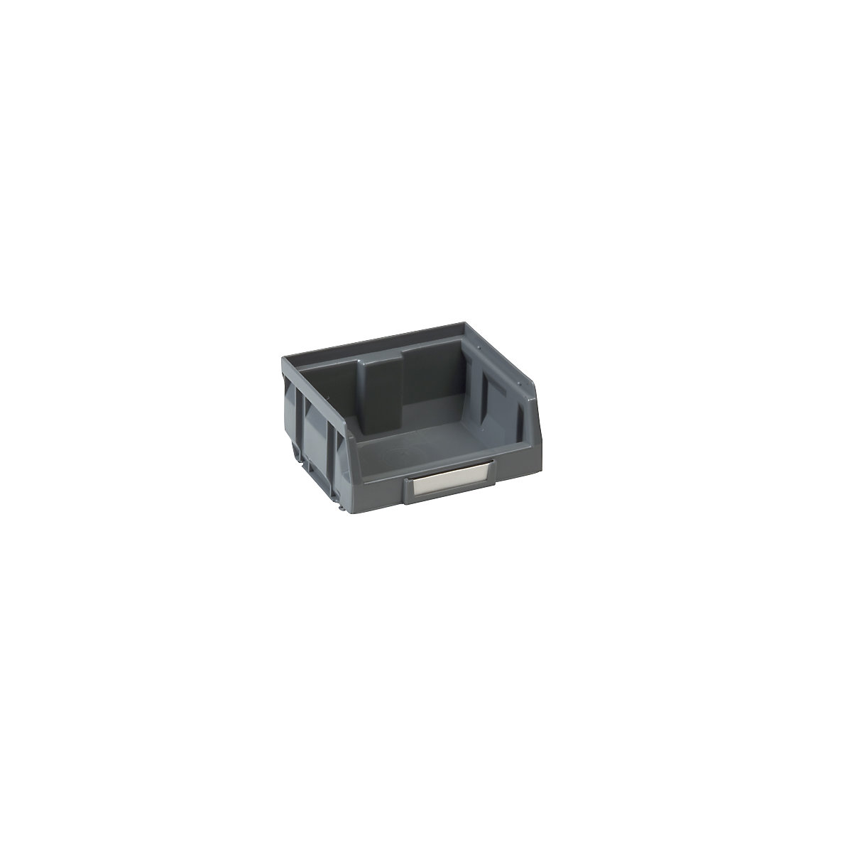 Caixa de armazenagem à vista em polietileno, CxLxA 88 x 105 x 54 mm, cinzento, embalagem 50 unid.-9