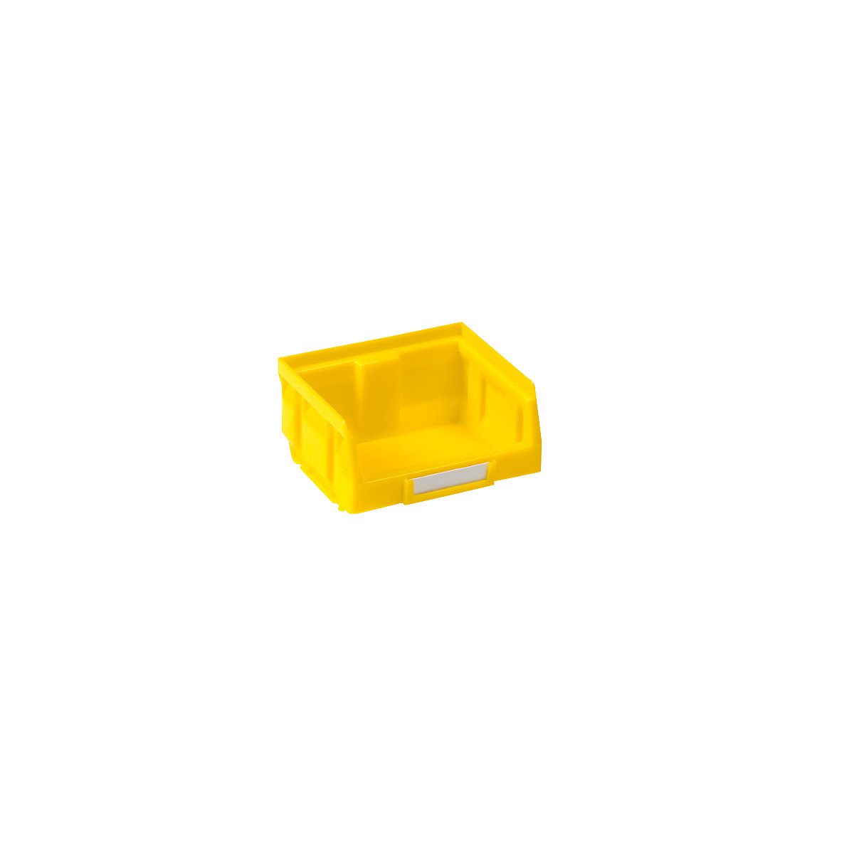 Caixa de armazenagem à vista em polietileno, CxLxA 88 x 105 x 54 mm, amarelo, embalagem 50 unid.-8