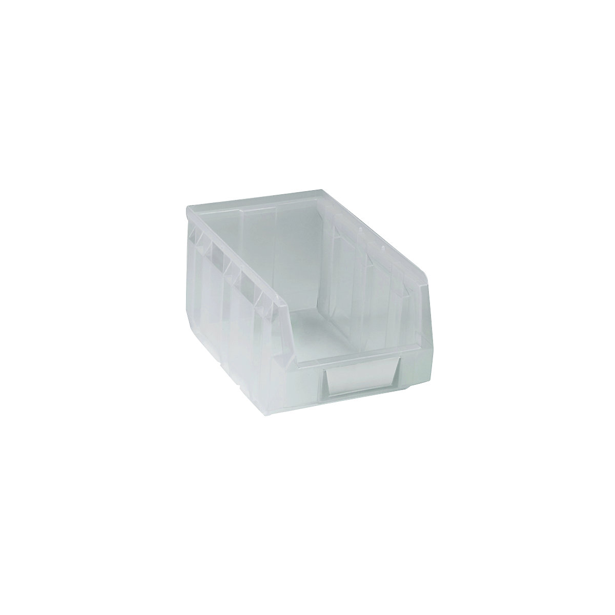 Caixa de armazenagem à vista em polietileno, CxLxA 237 x 144 x 123 mm, transparente, embalagem de 38 unid.-8
