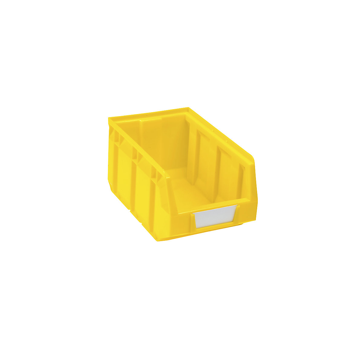Caixa de armazenagem à vista em polietileno, CxLxA 237 x 144 x 123 mm, amarelo, embalagem 38 unid.-10