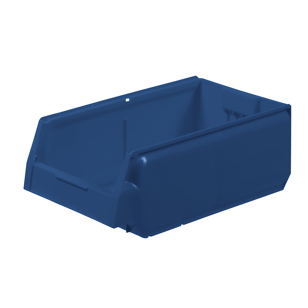 Caixa de armazenagem à vista em polipropileno, CxLxA 400 x 230 x 150 mm, embalagem de 12 unid., azul
