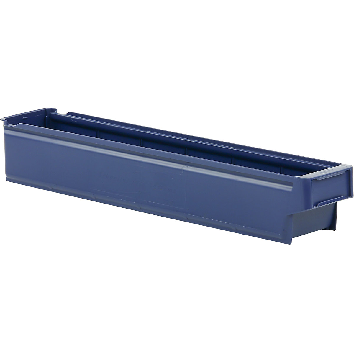 Caixa para estante em polipropileno, azul, CxLxA 600 x 115 x 100 mm, embalagem com 16 unid.-3