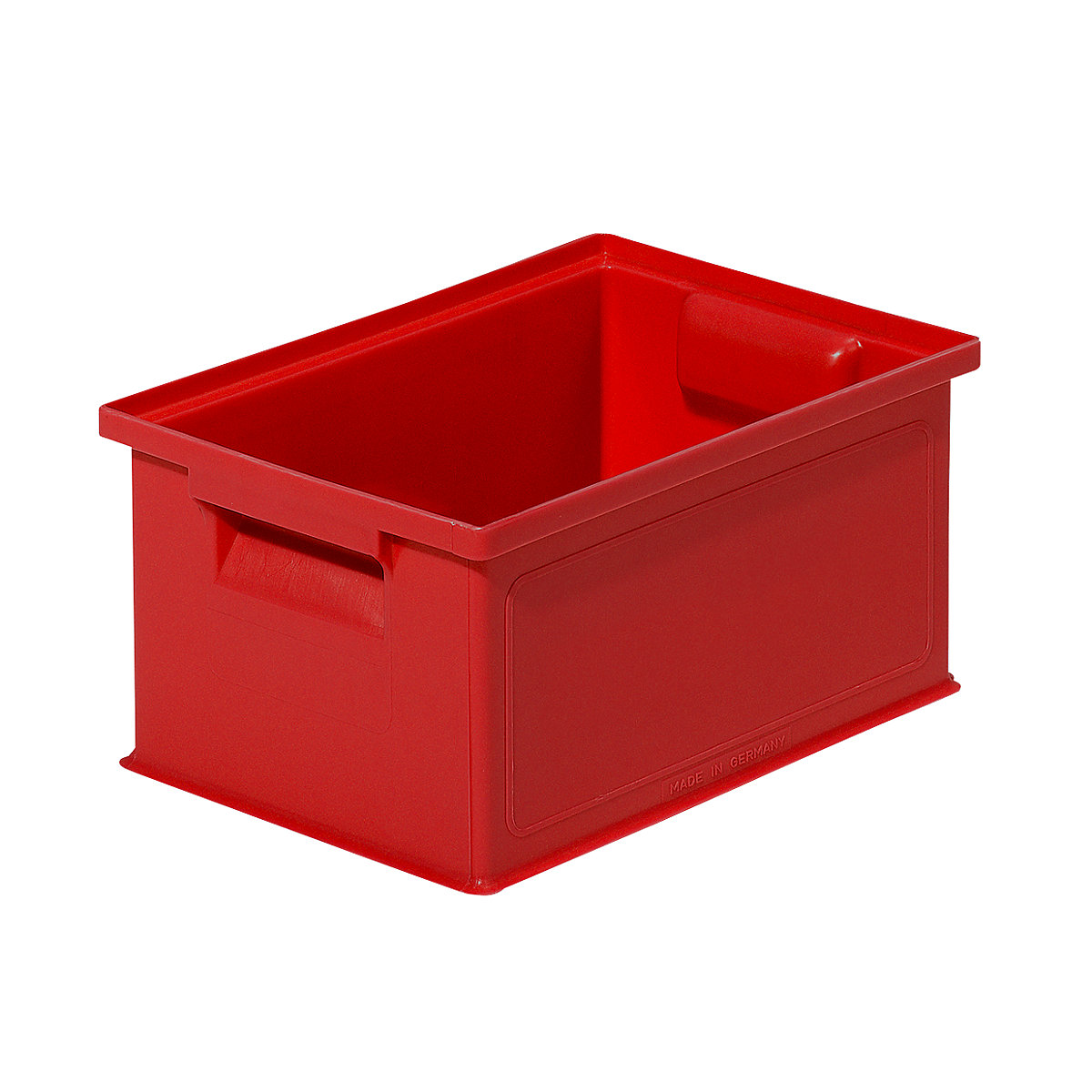 Caixa de transporte empilhável, CxLxA 310 x 210 x 145 mm, cor vermelha, embalagem com 20 unidades-4