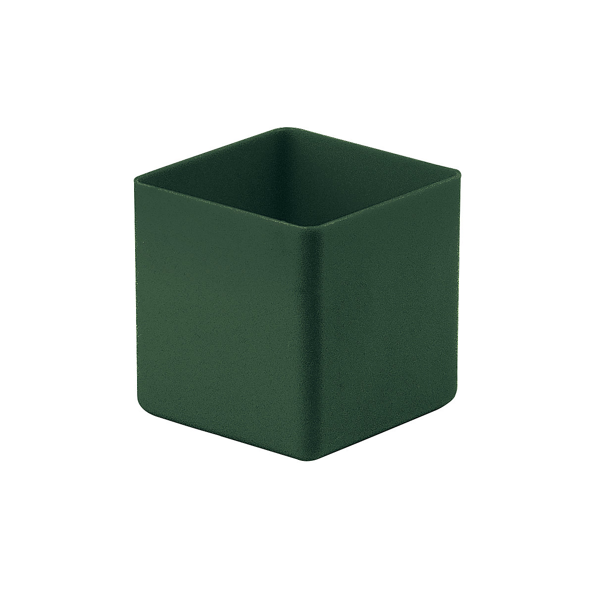 Caixa inserível, altura 70 mm, verde, CxL 74x74 mm, embalagem com 50 unidades-3