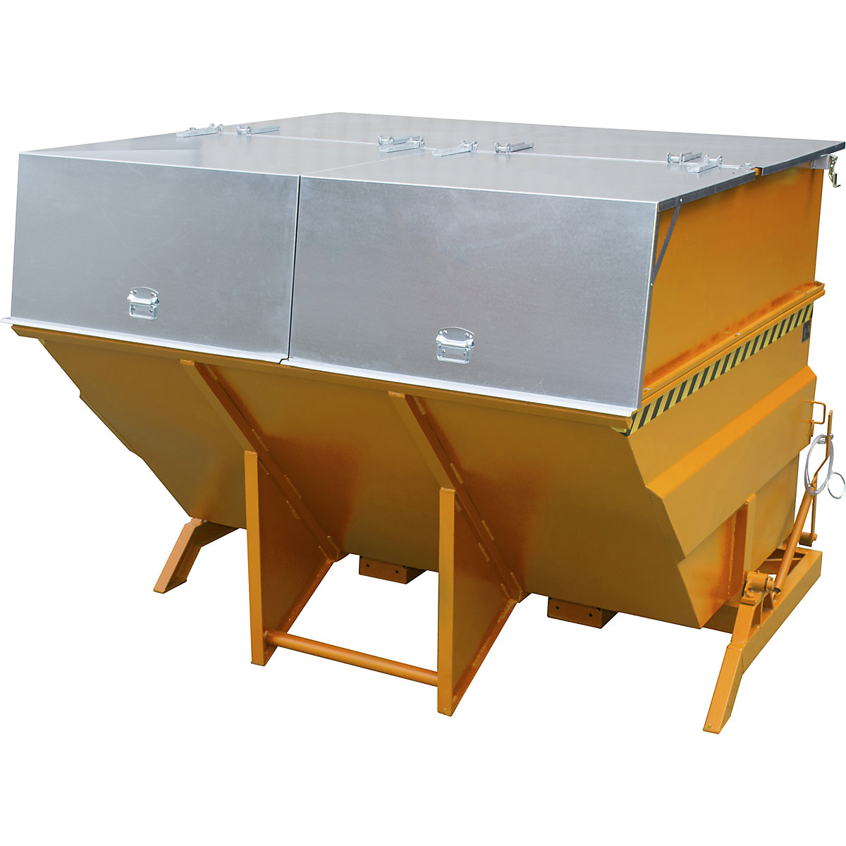 Recipiente basculante XXL com auxiliar de endireitamento – eurokraft pro (Imagem do produto 2)-1
