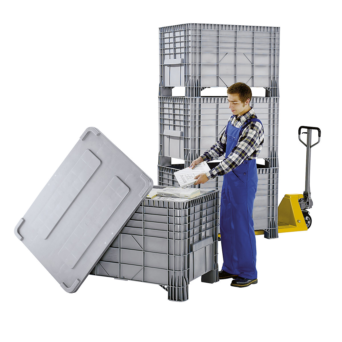 Recipiente grande em polietileno (Imagem do produto 3)-2