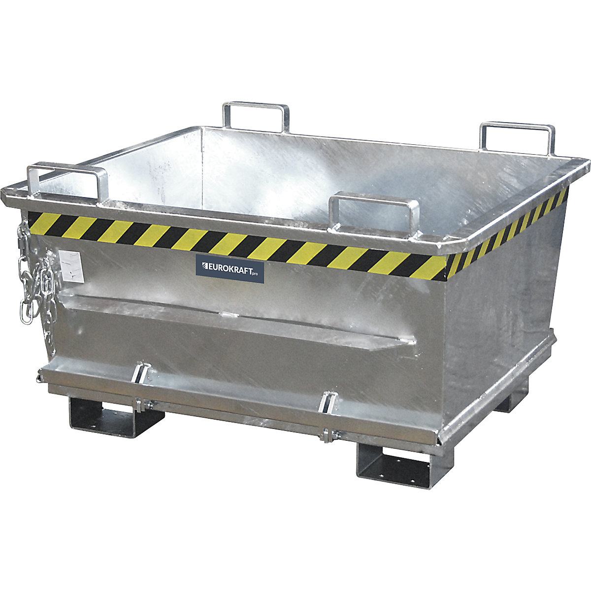 Recipiente cónico com fundo de abrir – eurokraft pro