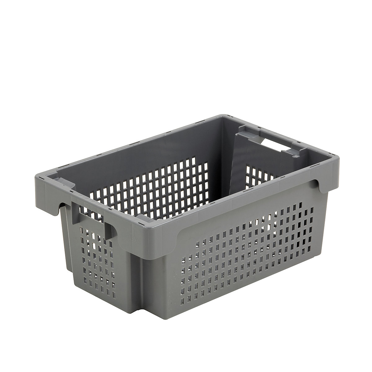 Recipientes apilables por giro de PEAD