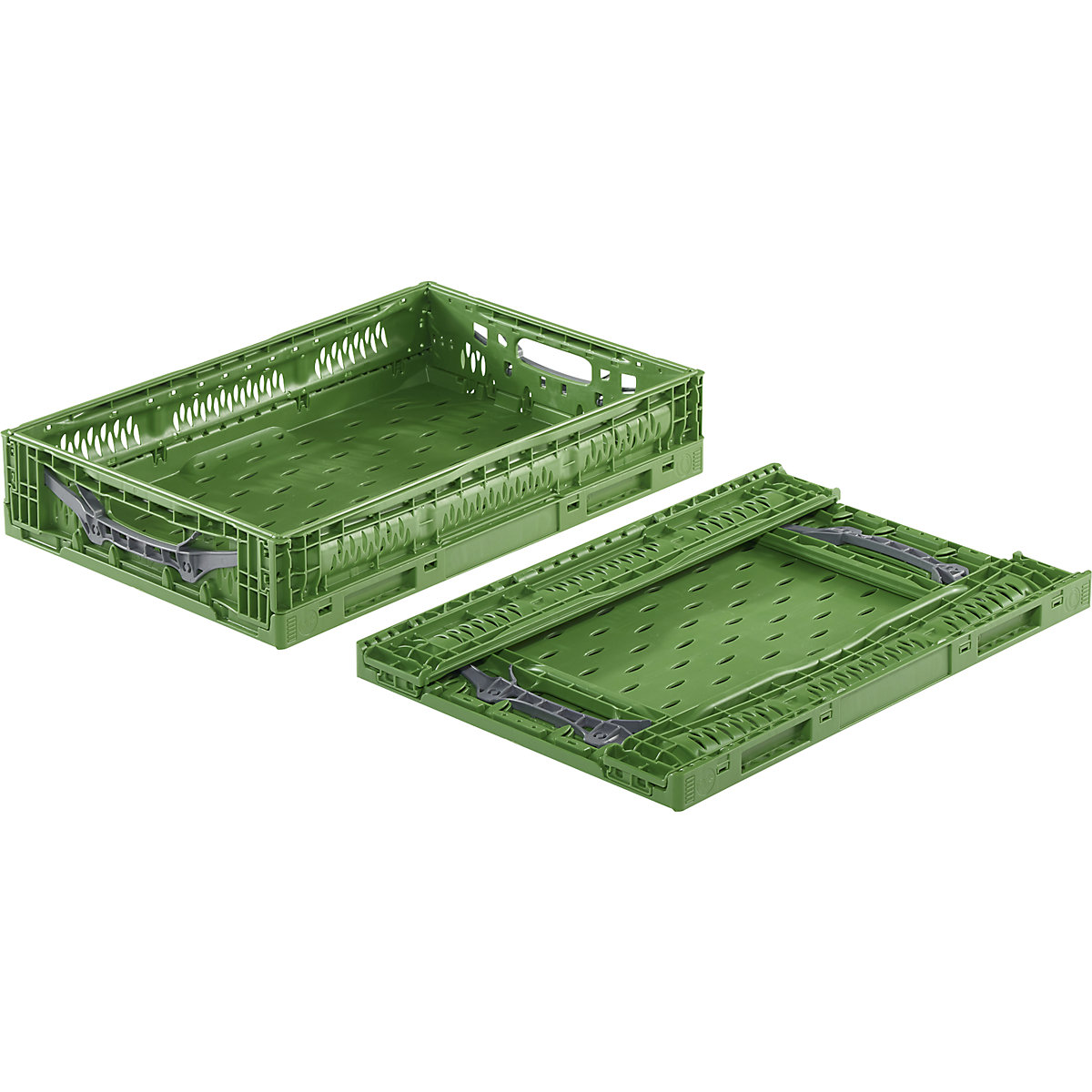 Caja plegable perforada