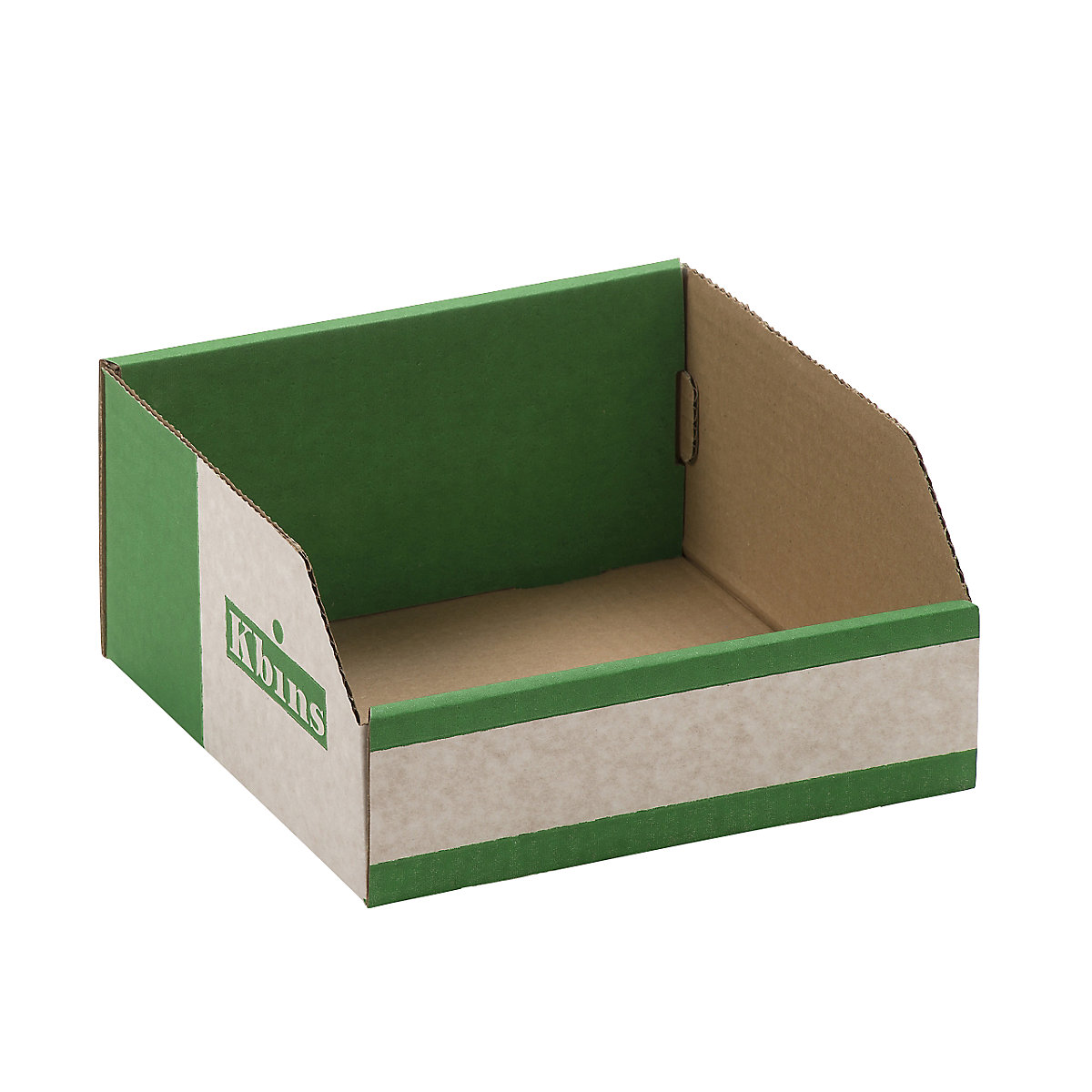 Caja de cartón para estanterías, UE 50 unidades, LxAxH 200x200x100 mm-4