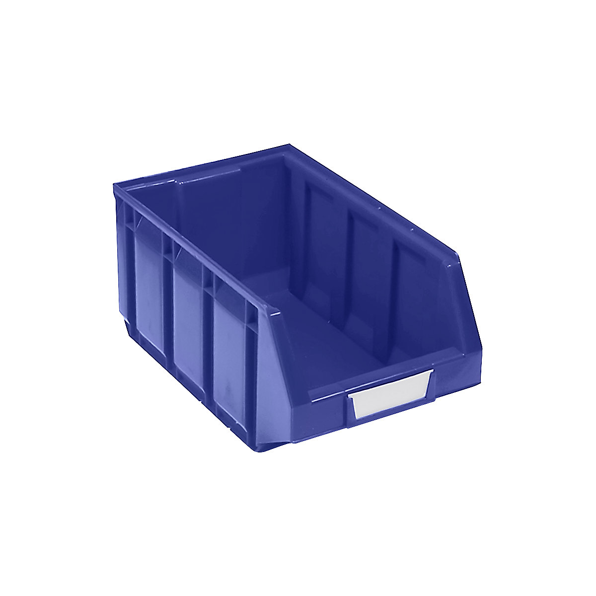Caja visualizable de polietileno, L x A x H 345 x 205 x 164 mm, azul, UE 24 unid.-8