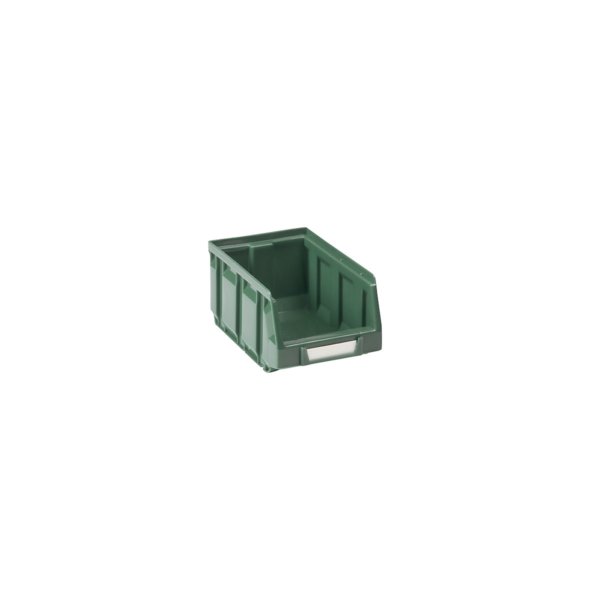 Caja visualizable de polietileno, L x A x H 167 x 105 x 82 mm, verde, UE 48 unid.-6