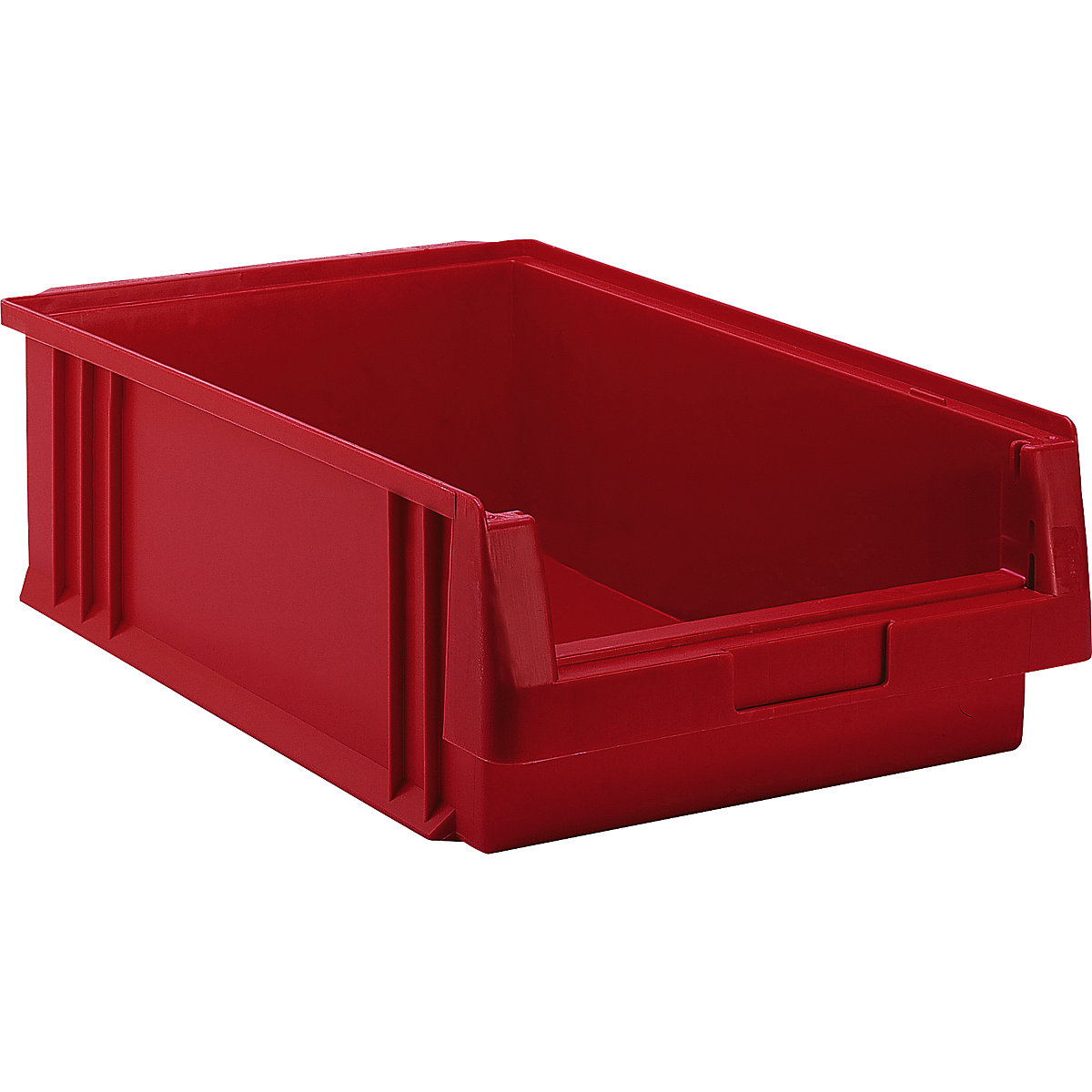 Caja visualizable de polipropileno, capacidad 16,5 l, UE 10 unidades, rojo-7
