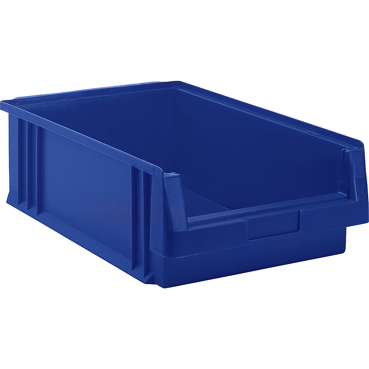 Caja visualizable de polipropileno, capacidad 16,5 l, UE 10 unidades, azul-6