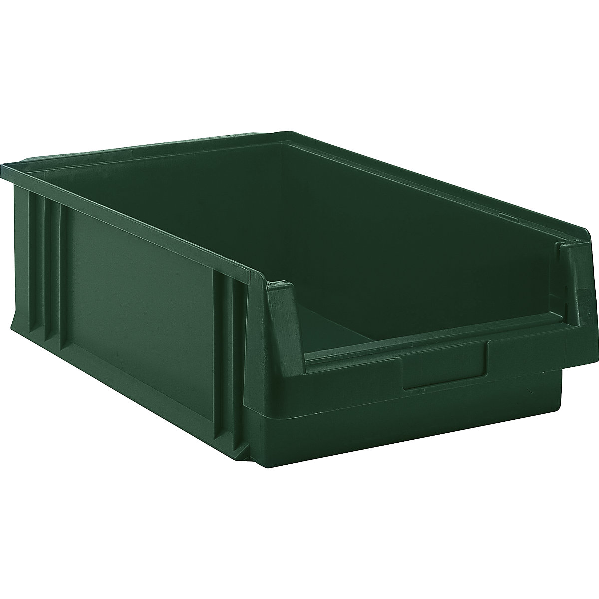 Caja visualizable de polipropileno, capacidad 16,5 l, UE 10 unidades, verde-5