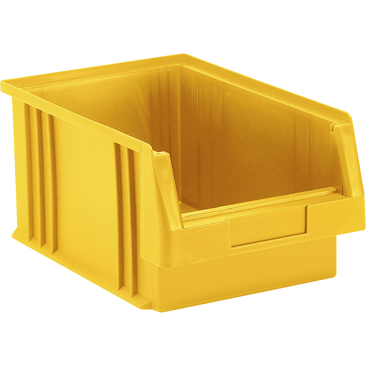 Caja visualizable de polipropileno, capacidad 7,4 l, UE 10 unidades, amarillo-5