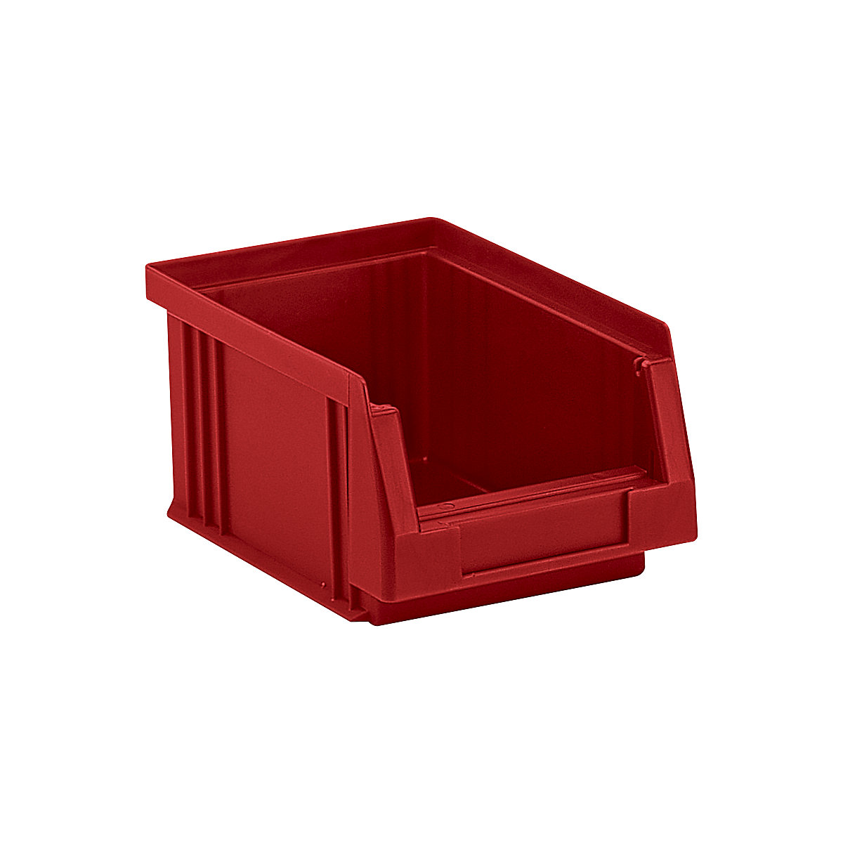 Caja visualizable de polipropileno, capacidad 0,7 l, UE 25 unidades, rojo-5