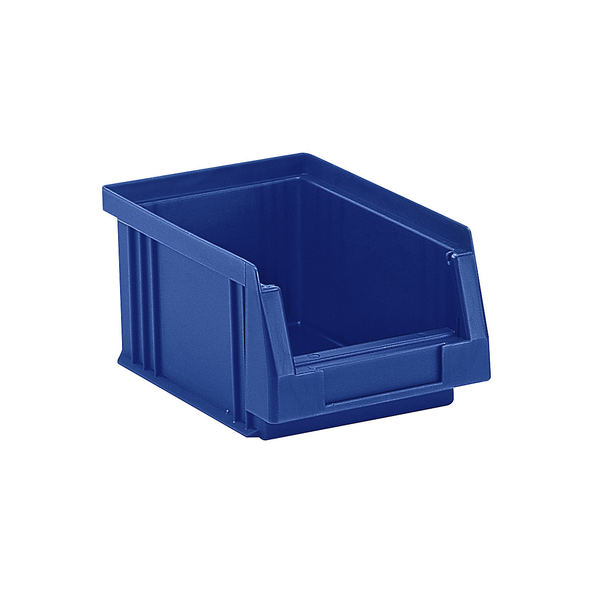 Caja visualizable de polipropileno, capacidad 0,7 l, UE 25 unidades, azul-8