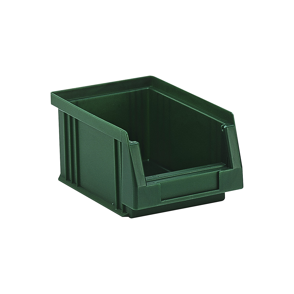 Caja visualizable de polipropileno, capacidad 0,7 l, UE 25 unidades, verde-7