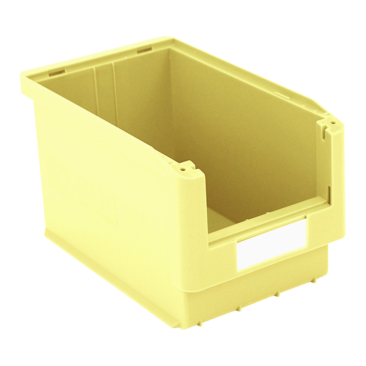Caja visualizable – BITO, L x A x H 350 x 210 x 200 mm, UE 10 unid., amarillo-4