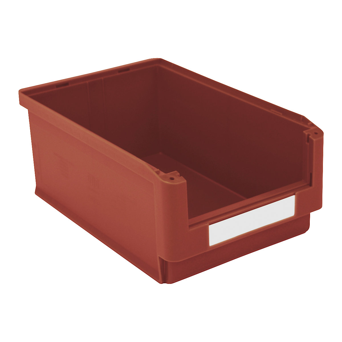Caja visualizable – BITO, L x A x H 500 x 313 x 200 mm, UE 6 unid., rojo-4