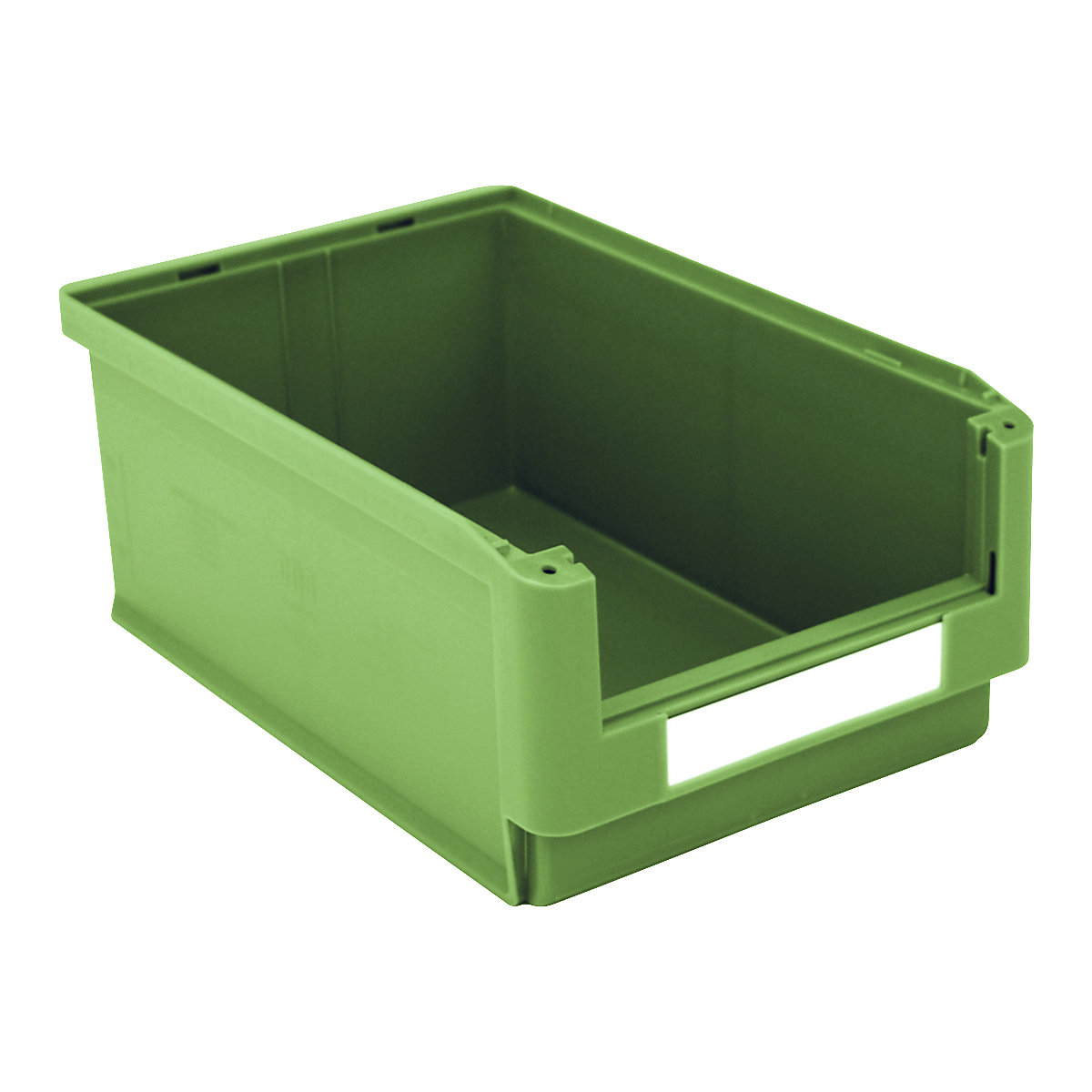 Caja visualizable – BITO, L x A x H 500 x 313 x 200 mm, UE 6 unid., verde-3