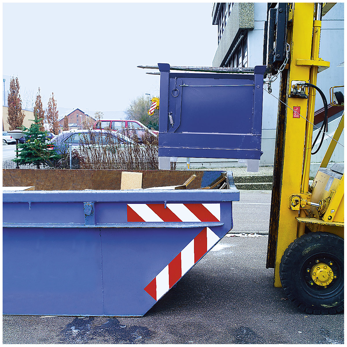 Contenedor cónico con trampilla – eurokraft pro (Imagen del producto 8)-7