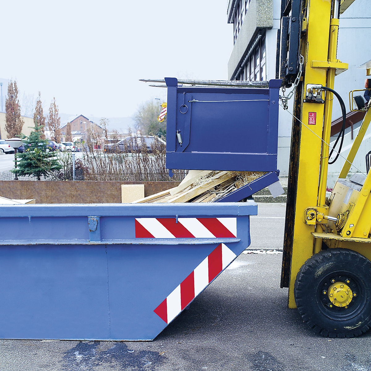 Contenedor cónico con trampilla – eurokraft pro (Imagen del producto 9)-8