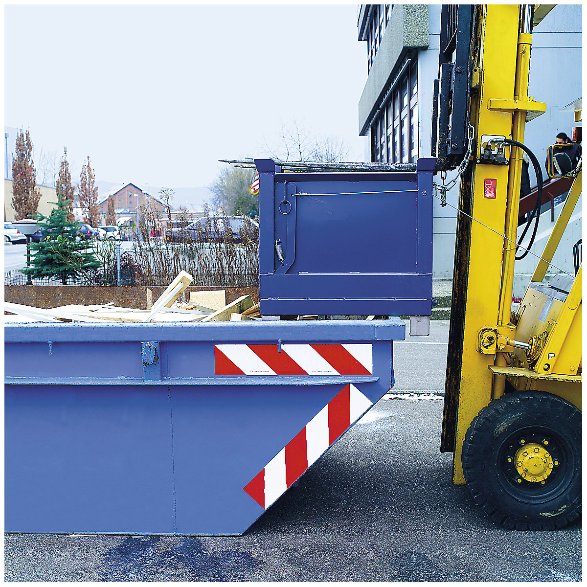 Contenedor cónico con trampilla – eurokraft pro (Imagen del producto 11)-10