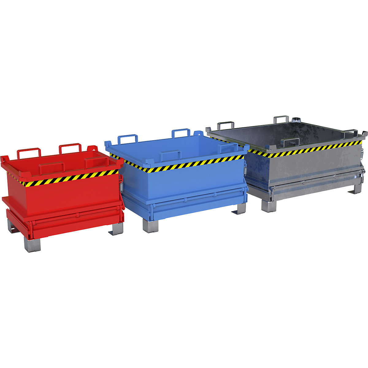 Contenedor con trampilla – eurokraft pro (Imagen del producto 2)-1