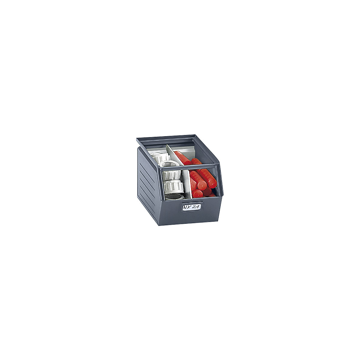 Caja visualizable de chapa de acero