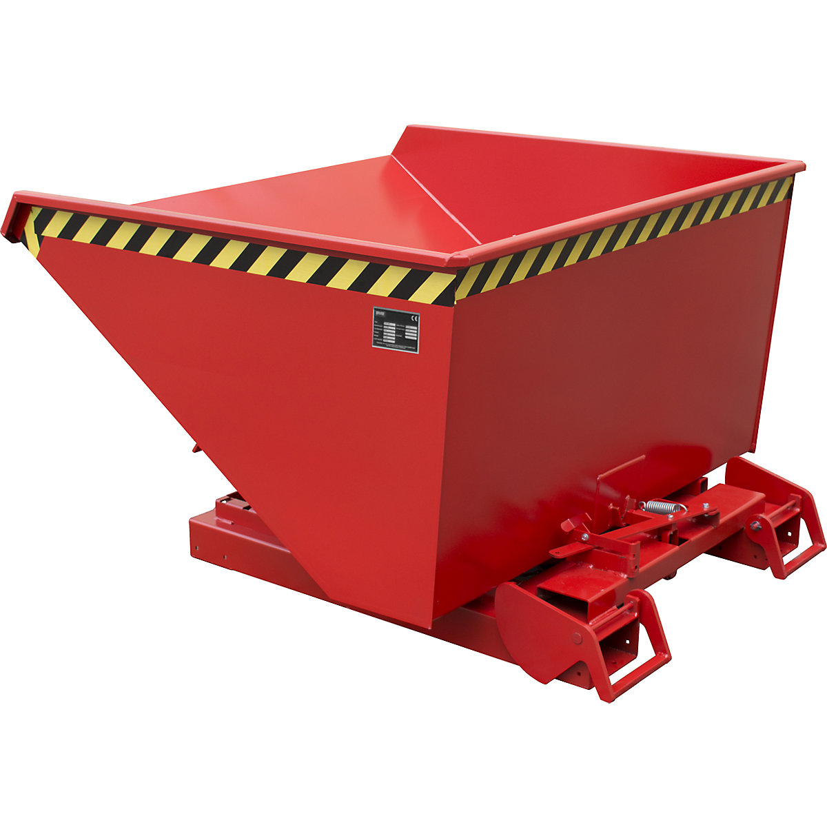 EUROKRAFTpro – Volquete automático, capacidad 1,2 m³, rojo RAL 3000