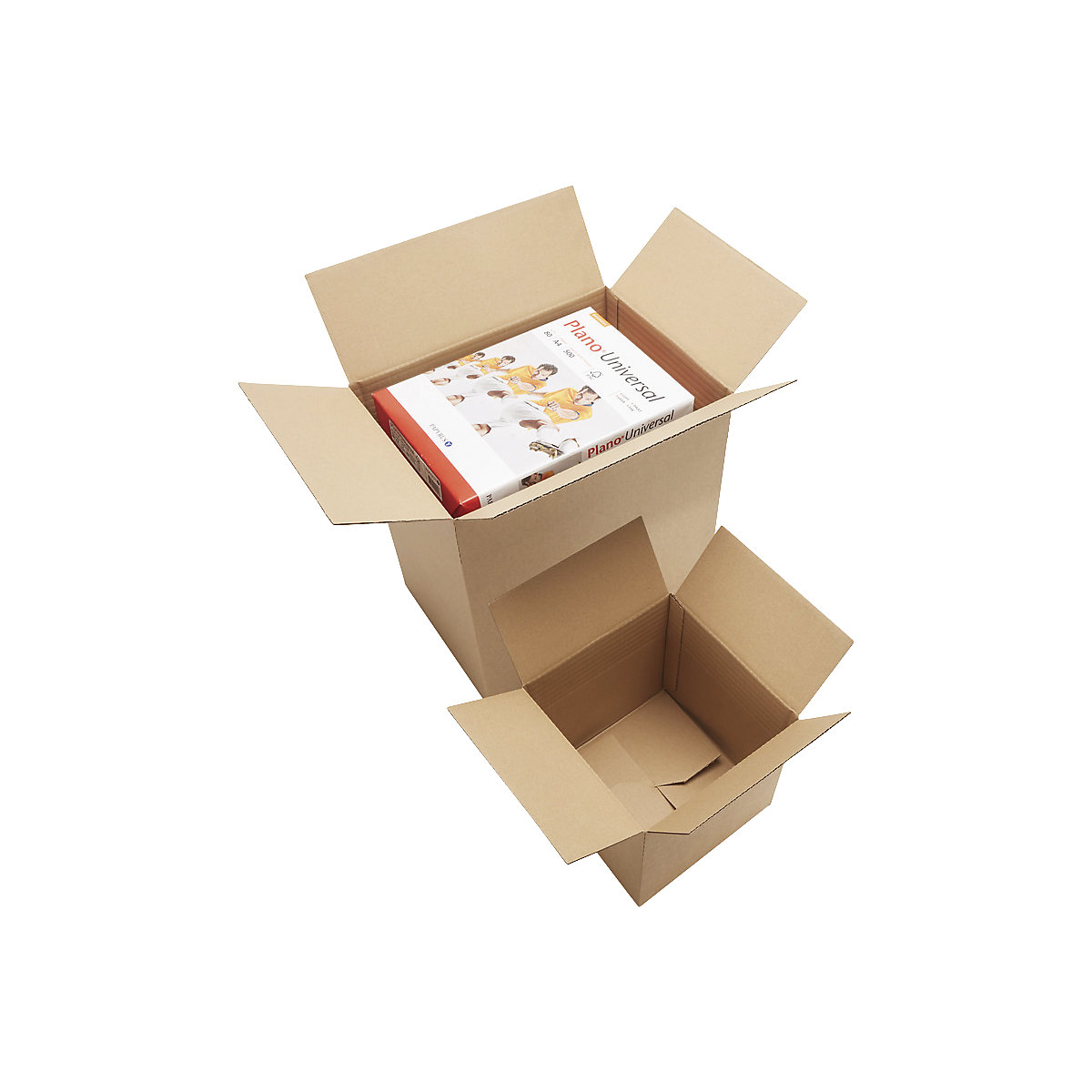 Caja de cartón con fondo de montaje rápido &ndash; ratioform flow