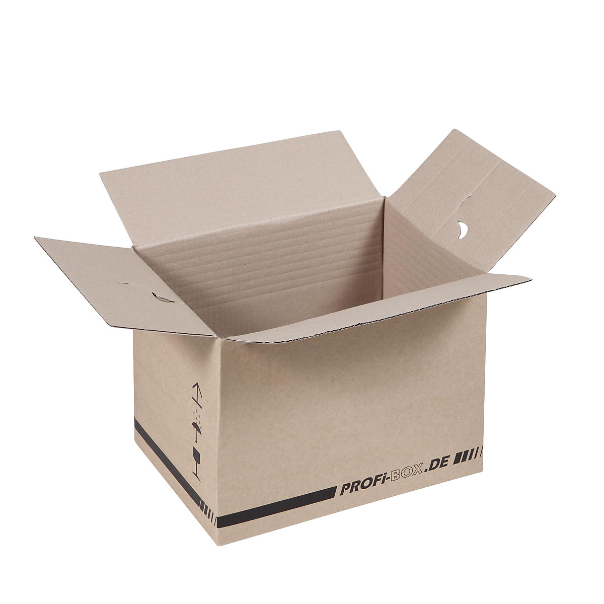 Cajas para uso profesional, de cartón ondulado de 1 capa, FEFCO 0701, dimensiones interiores 305 x 215 x 220 mm, UE 50 unid.-7