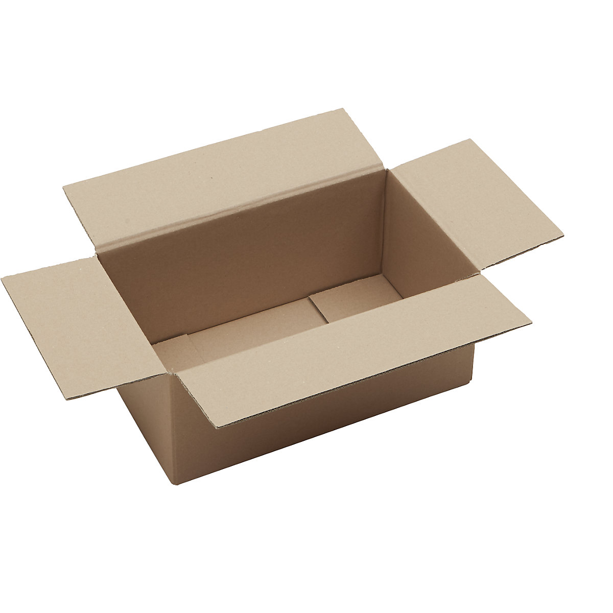 Cajas plegables de cartón corrugado, FEFCO 0201, ondulado doble, UE 50 unid., dimensiones interiores 350 x 200 x 150 mm-1