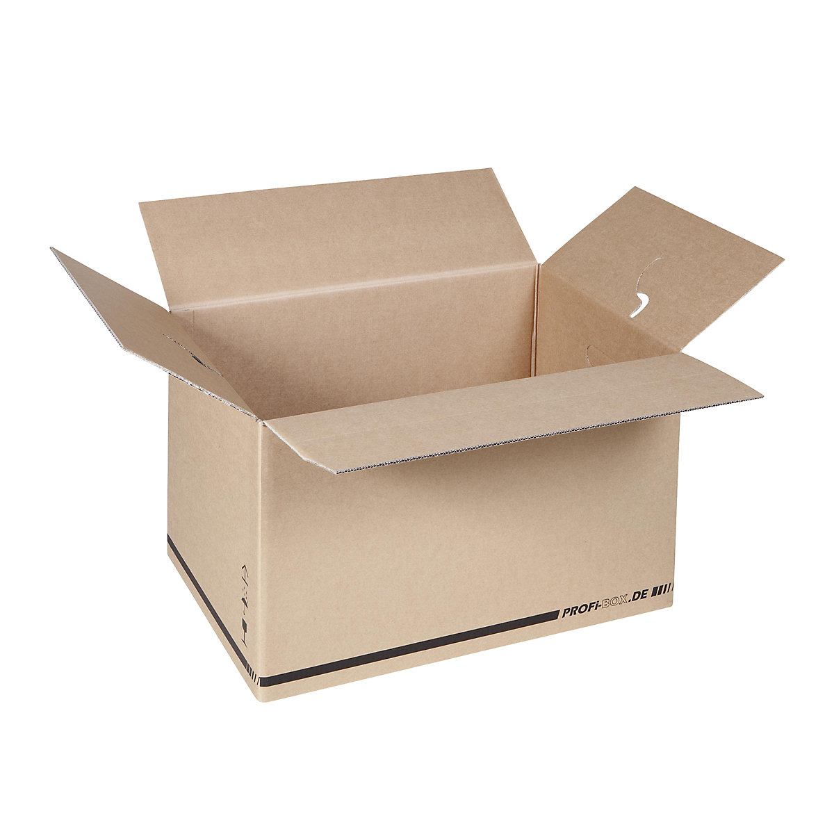 Professional boxes, made of double fluted cardboard, internal dimensions 574 x 376 x 340 mm, FEFCO 0216, pack of 50-3
