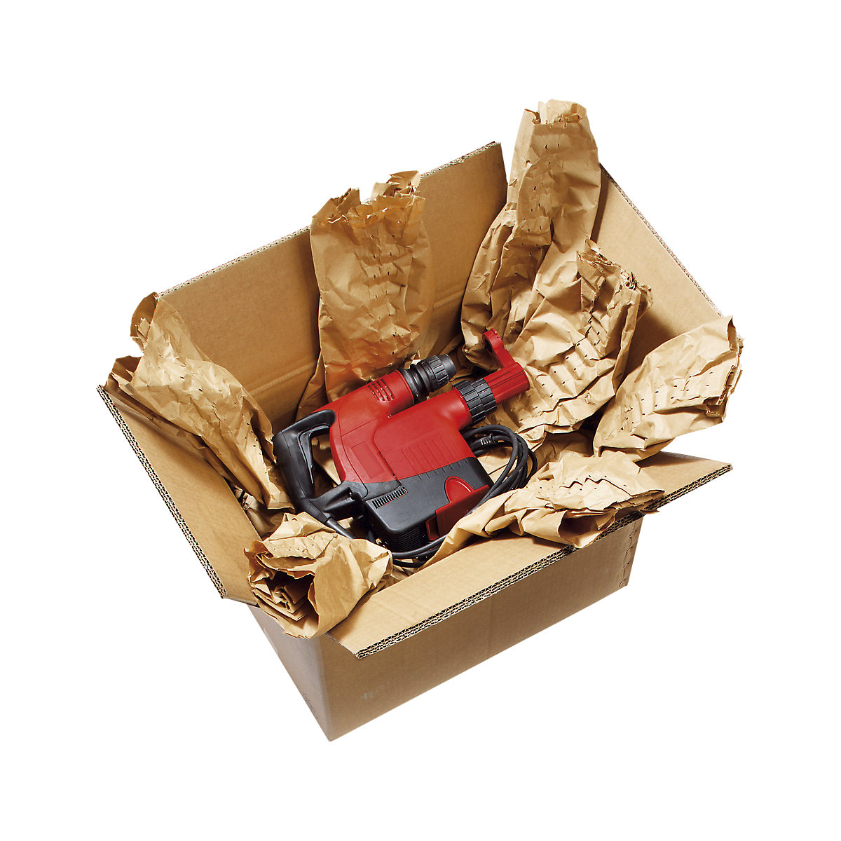 Folding corrugated cardboard box, triple fluted – ratioform terra (Product illustration 2)-1