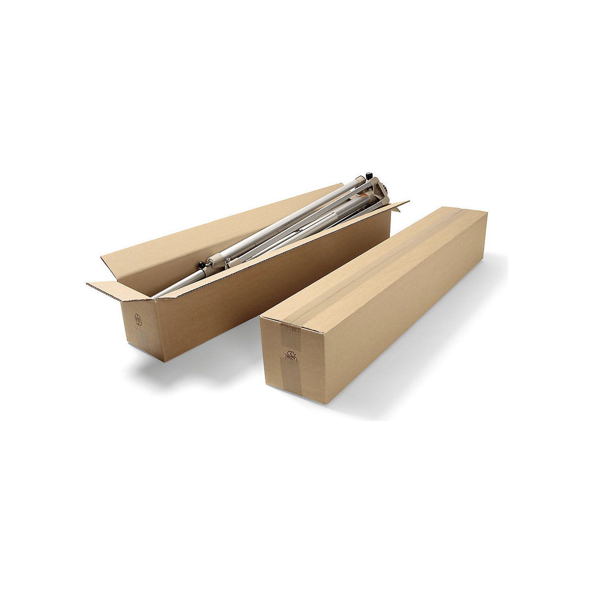 Long folding corrugated cardboard box – ratioform terra