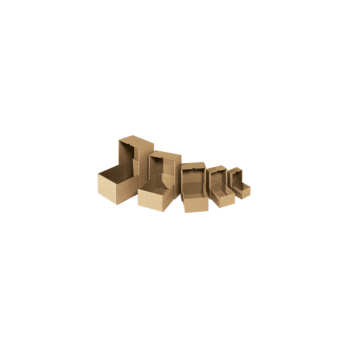 Cardboard boxes with push-on lid, two-part, FEFCO 0330 (Product illustration 330)-329