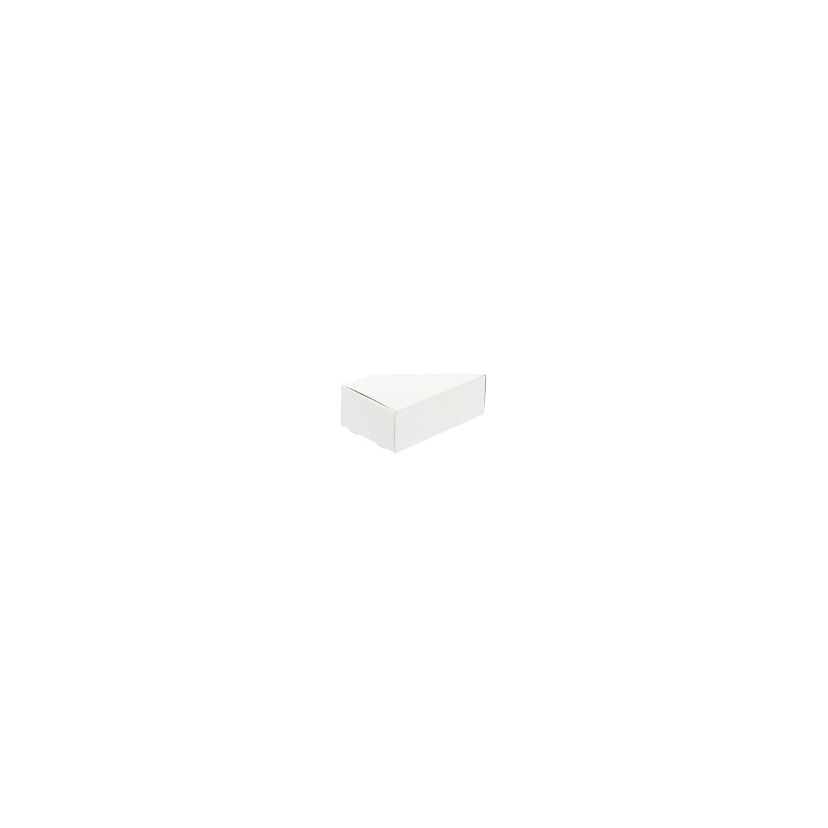 Boîte pliante en carton plein, 400 g/m², lot de 100, dim. int. 95 x 60 x 33 mm, à partir de 10 lots-1