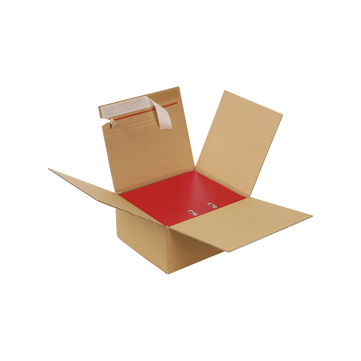 Carton pour classeurs, pour 2 – 3 classeurs avec fermeture autocollante, dim. int. 330 x 290 x 148 mm, à partir de 10 pièces-1