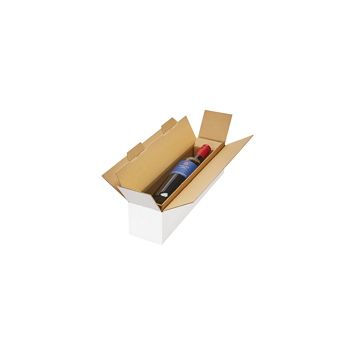 Cartons D'expédition Pour Bouteilles De Vin - Lot De 20, Certifiés DHL PTZ, Pour 1 Bouteille, Double Cannelure