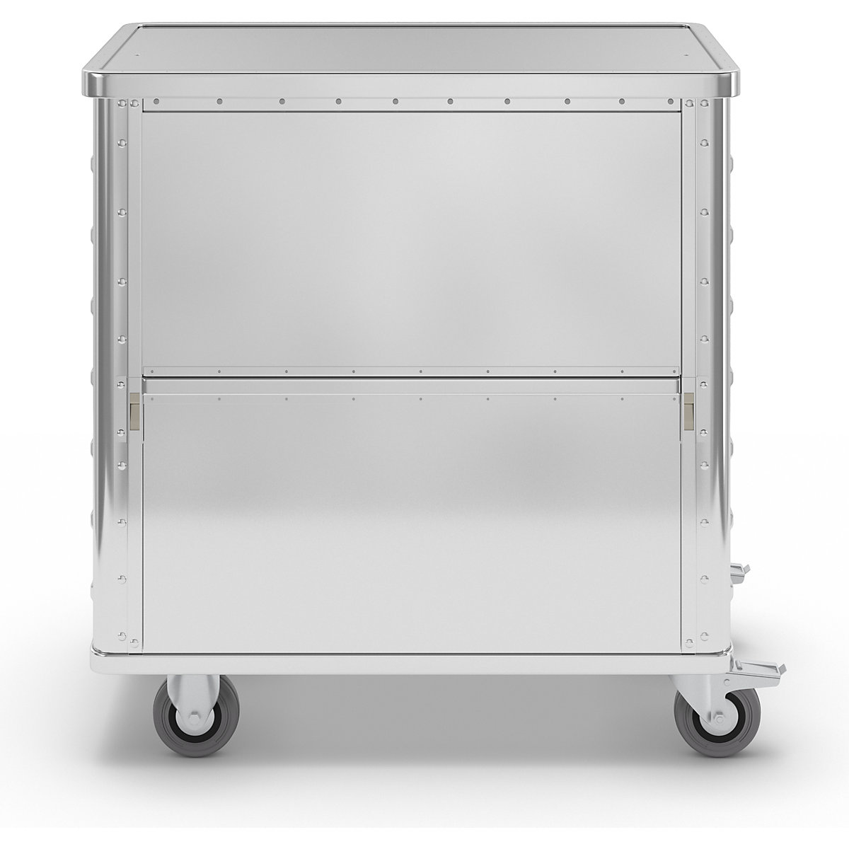 Carrello a cassone in alluminio, sponda abbassabile – Gmöhling (Foto prodotto 8)-7