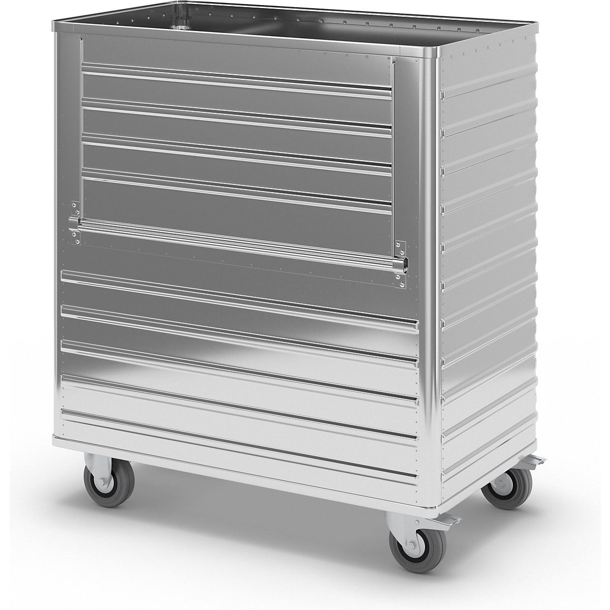 Carrello a cassone in alluminio, sponda ribaltabile – Gmöhling (Foto prodotto 4)-3