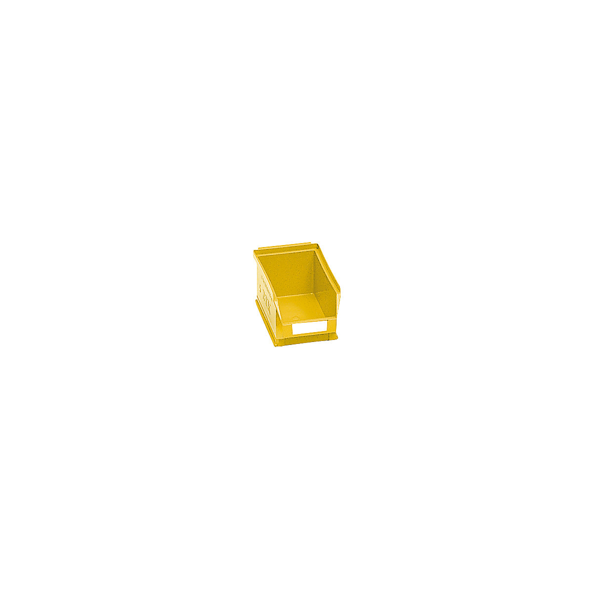 Cassettina in polietilene – mauser, lungh. x largh. x alt. 160 x 100 x 75 mm, giallo, conf. da 25 pezzi-6