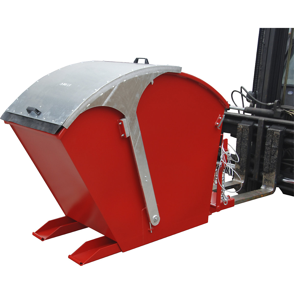 Contenitore ribaltabile con coperchio bombato - eurokraft pro