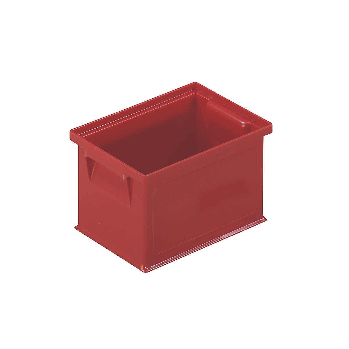 Cassa impilabile per trasporto, lungh. x largh. x alt. 210 x 150 x 122,5 mm, colore rosso, conf. da 40 pezzi-3